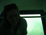 Erica In Glass Bottom Area Of Boat